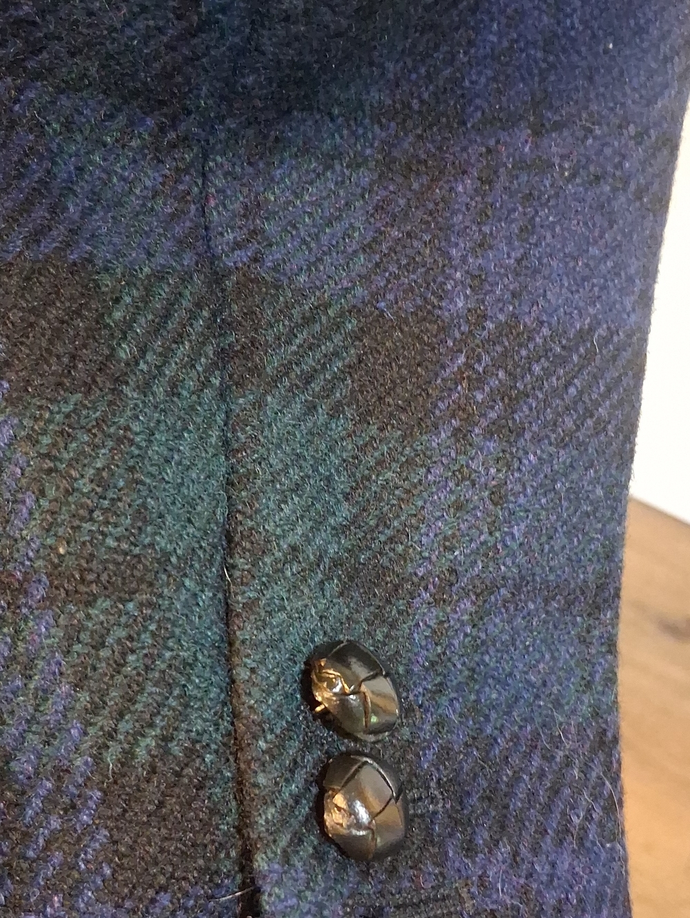 J. Crew 100% Wool Tartan Plaid School Boy Blazer Size 4 - Picture 7 of 9